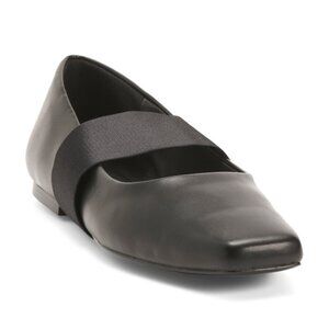 WEWOREWHAT Black Strap Ballet Flats 9 NIB